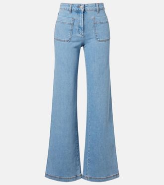 Etro Jeans Pegaso a gamba larga