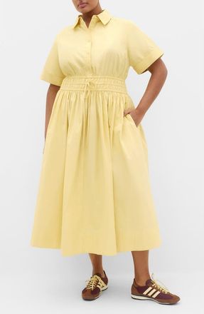 City Chic Lana Shirtdress in Buttermilk at Nordstrom, Size 18W