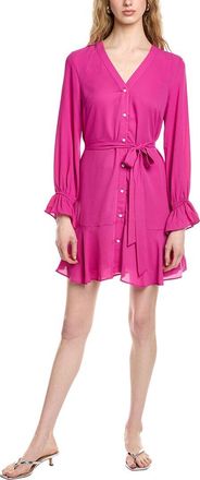 CeCe by Cynthia Steffe V-Neck Tie Waist Dress