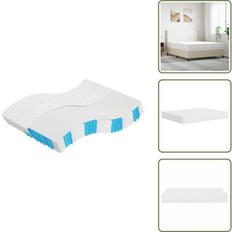 vidaXL Supporto per schiena - vidaXL Materasso Molle Insacchettate Medio Rigido 160x200cm Super King - Materasso con molle