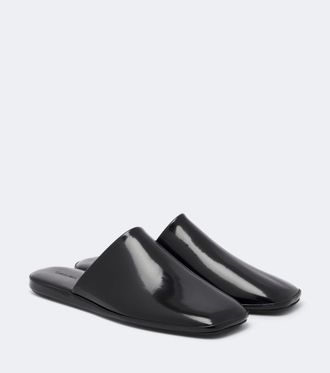 Calvin Klein Hugh patent leather mules