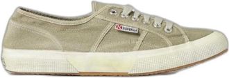 Superga 2750 Cotton Dyed Classic Canvas Low Top Sneakers - Heren - Sneakers - Beige - 42 EU - Schoenen