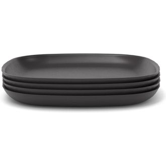 Ekobo Square Dinner Plate - Set of 4 in Black at Nordstrom