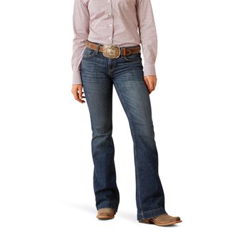 Ariat Womens Perfect Rise Ruth Slim Trouser Jeans in Arkansas, Size 27, by Ariat
