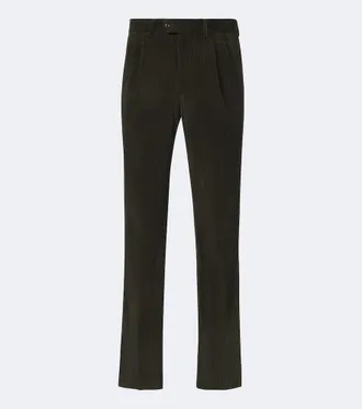 Rubinacci Modluca cotton corduroy straight pants