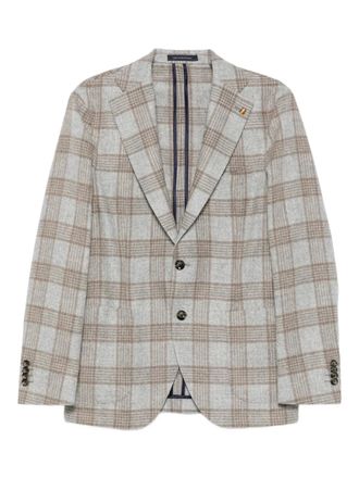 Sartoria Latorre plaid-pattern blazer - Grey