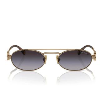 Miu Miu Sunglasses Mu54 Zs 7 Oe5 D1 Gold/Gradient Grey Women