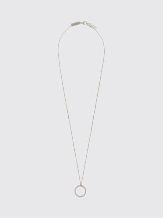 Maison Margiela 925 Silver Necklace with a Sliding Pendant and Numeric Logo