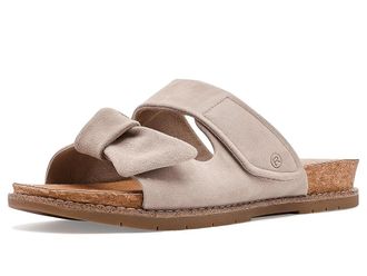 Rockport Zova Womens Wedge Shoes Taupe Suede : 6.5 M (B)