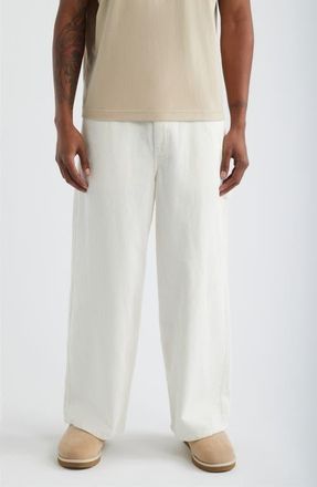 Elwood Corduroy Carpenter Pants in Off White at Nordstrom, Size 34