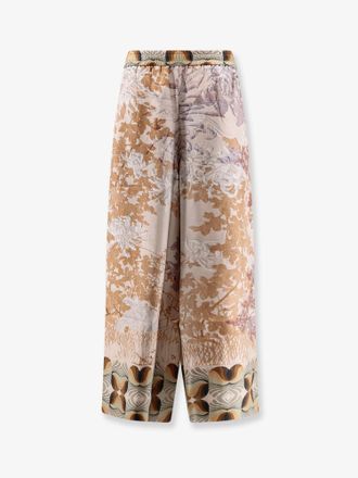 Pierre-Louis Mascia Pantalone in seta con stampe all-over - PIERRE-LOUIS MASCIA - gender_Woman