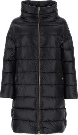 Herno Matilde - Dames - Winterjassen - Zwart - M - Nylon - Jassen