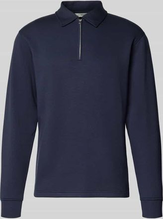 Selected Regular Fit Poloshirt aus Viskose-Mix Modell EMANUEL in Marine, Gr&ouml;&szlig;e XXL