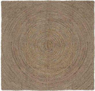 vidaXL Alfombras De &Aacute;rea Cuadrado Gris 160 X 160 Cm Yute Vidaxl