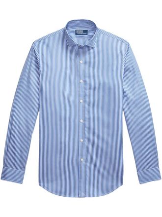 Polo Ralph Lauren Gestreept katoenen overhemd - Blauw