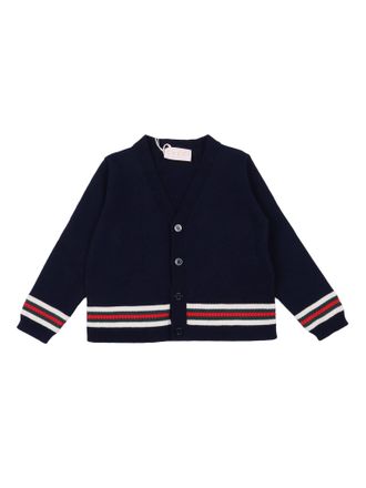 Gucci B L/S Cardigan Co Plain St W/W