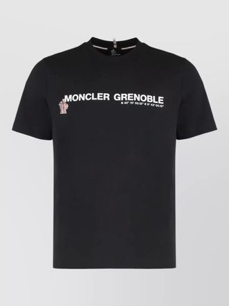Moncler logo cotton t shirt casual style