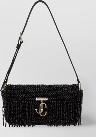 Jimmy Choo London avenue mini satin shoulder bag