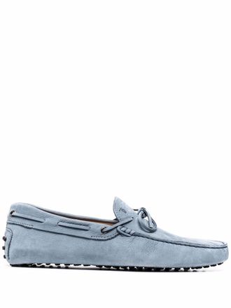 Tod's Gommino suede loafers - men - Leather/Suede/Rubber - 7 - Blue