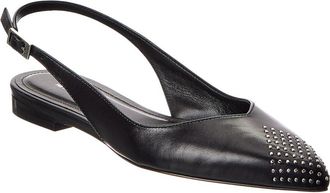 Isabel Marant Branee Leather Slingback Ballet Flat
