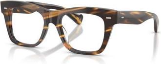Oliver Peoples 51mm Rectangle optical glasses in Black at Nordstrom
