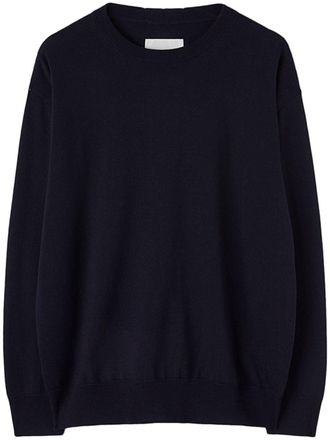 Jil Sander crew-neck wool jumper - women - Wool - 30 - Blue