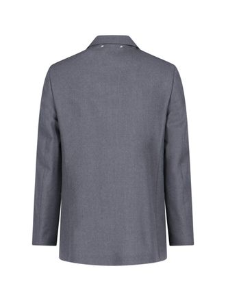 Golden Goose Virgin Wool Single-Breasted Blazer - Gray