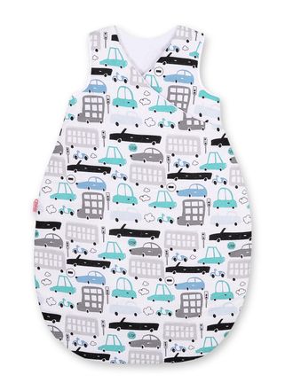 OEM Sacco A Pelo In Cotone Per Bambini M 3-12 Mesi Tog 2.5 Isolante Per Tutte Le Stagioni - Grigio-turchese Auto