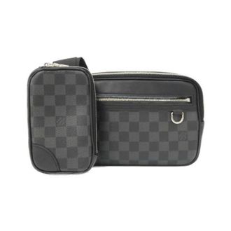 Louis Vuitton Pre-owned Damier Graphite Scott Messenger Shoulder Bag - Dames - Pre-owned - Zwart - Maat: ONE Size