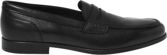 Baldinini Loafer van getrommeld leer - Heren - Schoenen - Zwart - Maat: 42 EU Leer