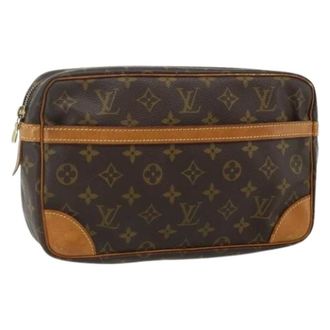 Louis Vuitton Pre-owned Clutches, female, Brown, Size: ONE SIZE Pre-owned Vintage Monogram Clutch