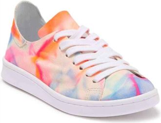 Schutz Womens Ofelia Sneakers Tie Dye Neon Tennis Shoes In Multicolor