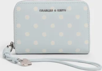 Charles & Keith Sianna Polka-Dot Wristlet