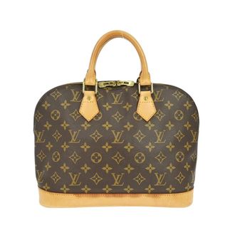 Louis Vuitton Alma Handbag Monogram Canvas Brown Canvas Handbag (Pre-Owned)