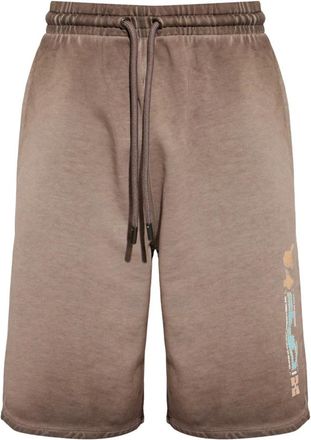 Off-white Heren, Korte broeken, Bruin, Maat: XS Katoen