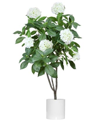 Creative Displays Inc. 5Ft Hydrangea Drop-In Tree With Fiberstone Pot