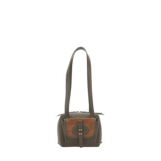 Coccinelle Mavery Pocket Small - Dames - Schoudertassen - Groen - ONE Size - Katoen - Tassen