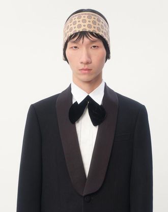 Valentino Garavani Papillon Valentie In Velluto Uomo NERO UNI