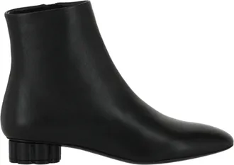 Ferragamo Molfetta 30 Heel Booties - Narrow Width