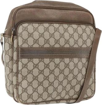 Gucci Pre-owned Cross Body Bags, female, Beige, Size: ONE SIZE Pre-owned Cross Body Bag