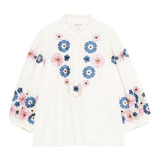 Antik Batik Amantina Embroidered Blouse - female - Antik Batik - Blouses - Multicolor - M - Blouses & Shirts