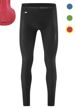 Gonso Fahrradhose GONSO Sitivo Tight M, Damen, Gr. 4XL, Normalgr&ouml;ssen, rot, 57% Polyamid, 28% Polyester, 15% Elasthan, Hosen Fahrradhose, Herren Radhose, Ra