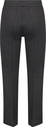 Blanca Vita Womens Anthracite Stretch Jersey Trumpet Trousers Viscose