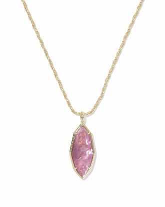 Kendra Scott Womens Ophelia Large Long Pendant Necklace In Gold