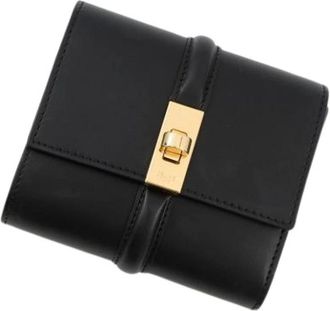 Celine Pre-owned Wallets, female, Black, Size: ONE SIZE Pre-owned Vintage Leather Wallet