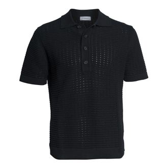 Paolo Pecora Polo Shirts, male, Black, Size: M Polo Shirt