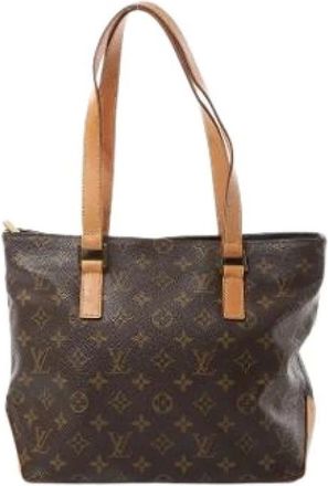 Louis Vuitton Pre-owned Tote Bags, female, Brown, Size: ONE SIZE Pre-owned Cabas Piano