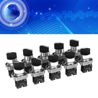 OEM Adecuado Para 10 Interruptores Rotativos Autoblocantes De 2 Posiciones, De 22 Mm, Para Herramientas El&eacute;ctricas