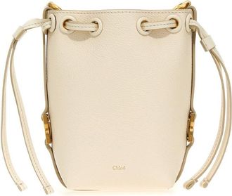 Chloé Marcie Grained Leather Micro Bucket Bag