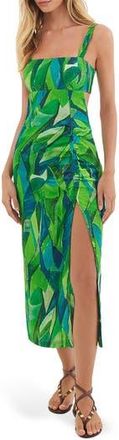 Vix Tropics Mira Cover-Up Dress in Green Multi at Nordstrom Rack, Size X-Large
